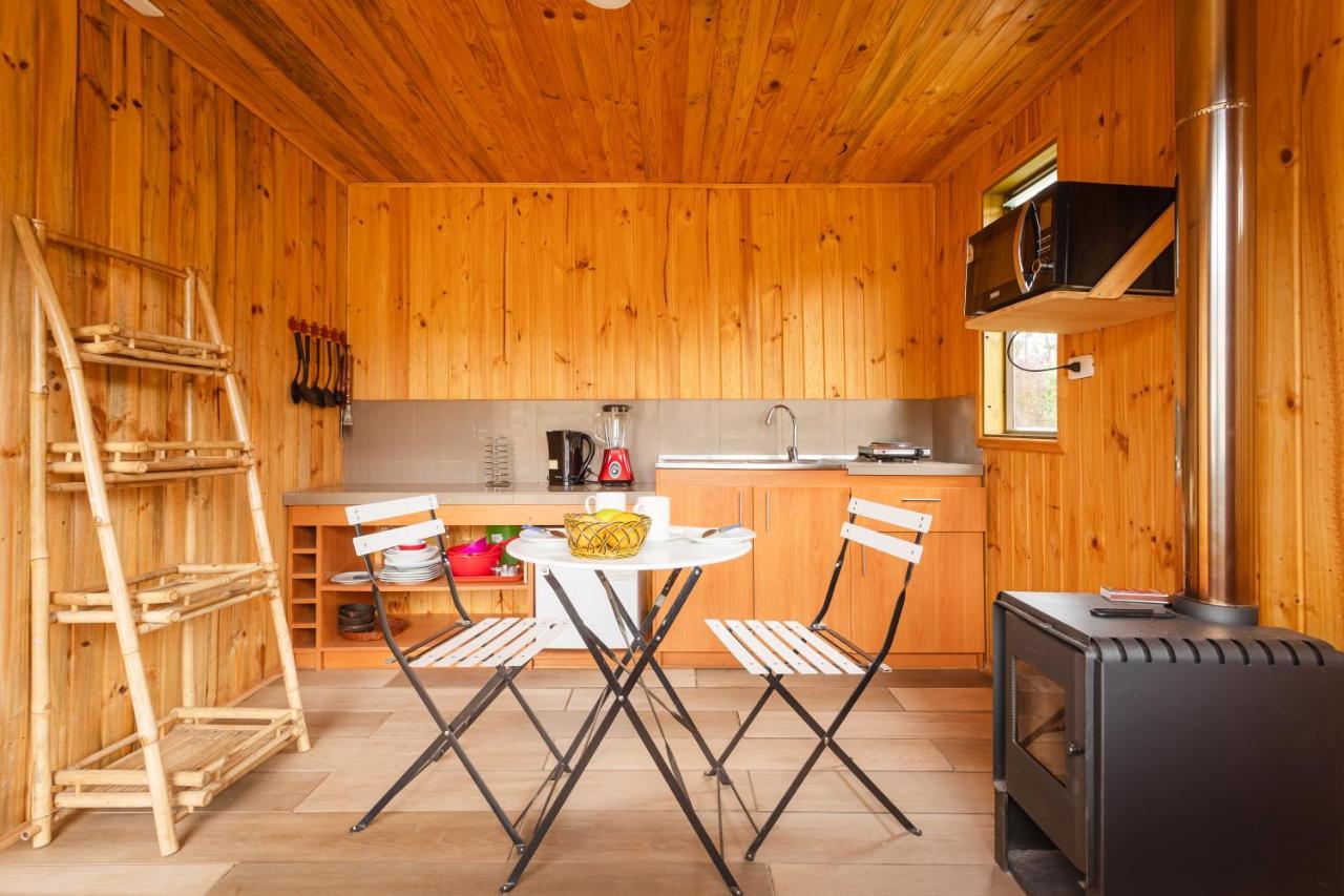 Cabana En Tunquen Con Parrilla, Fogon, Piscina Y Bosque Tunquén Exterior foto