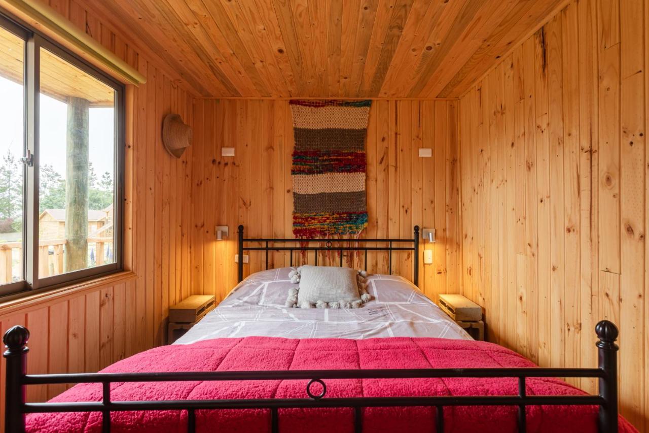 Cabana En Tunquen Con Parrilla, Fogon, Piscina Y Bosque Tunquén Exterior foto
